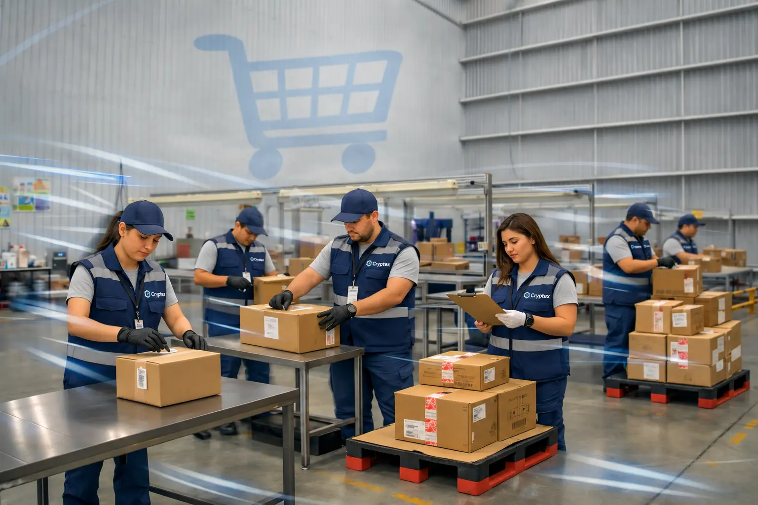 Operación de e-commerce con control de inventario en tiempo real
